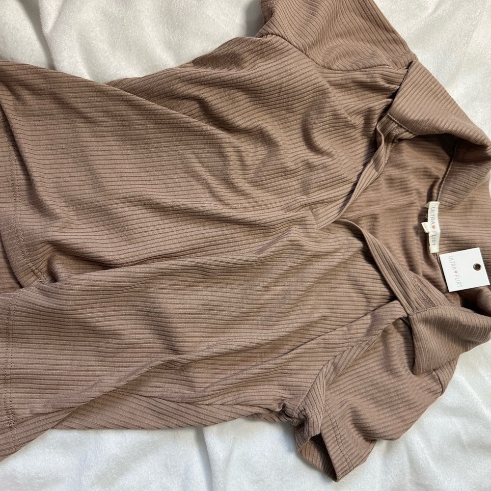tan crop top